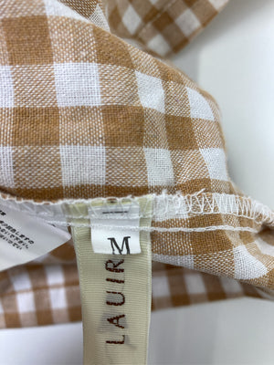 LAUIR/ラウアー/シャツ/ブラウス/トップス/ブラウン/M