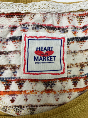 HEART MARKET/ハートマーケット/Tシャツ/カットソー/トップス/イエロー/S