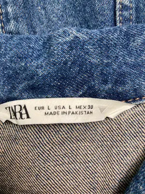 ZARA/ザラ/ワンピース/ワンピース/ドレス/ブルー/L