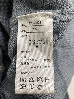 Chip Clip/チップクリップ/カーディガン/ボレロ/トップス/グレー/M