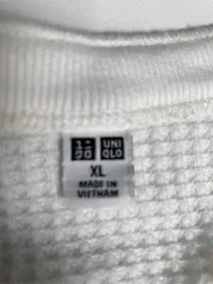 UNIQLO/ユニクロ/Tシャツ/カットソー/トップス/ホワイト/XL