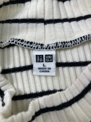 UNIQLO/ユニクロ/Tシャツ/カットソー/トップス/ホワイト/L