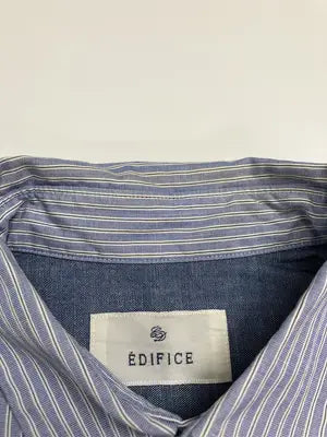 EDIFICE/エディフィス/シャツ/ブラウス/トップス/ブルー/44