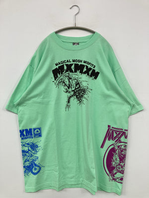 Tシャツ/カットソー/トップス/ライトグリーン/XXL