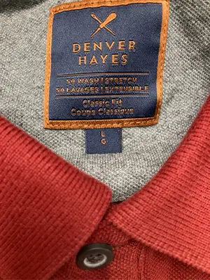 DENVER HAYES/ポロシャツ/トップス/レッド/L