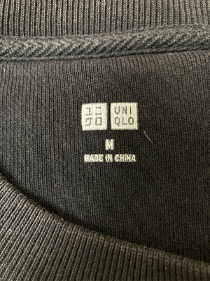 UNIQLO/ユニクロ/スウェット/トップス/ブラック/M