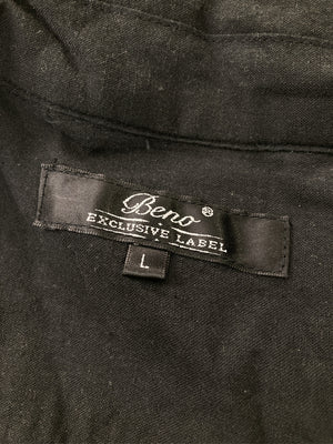 bena/シャツ/ブラウス/トップス/ブラック/L