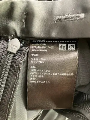 UNIQLO/ユニクロ/スカート/スカート/ブラック/ウエスト67cm ヒップ94cm