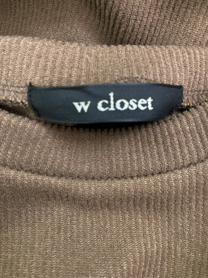 w closet/ダブルクローゼット/ワンピース/ワンピース/ドレス/ブラウン/F