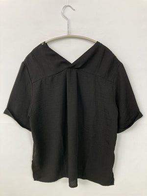 IKKA/イッカ/シャツ/ブラウス/トップス/ブラック/M