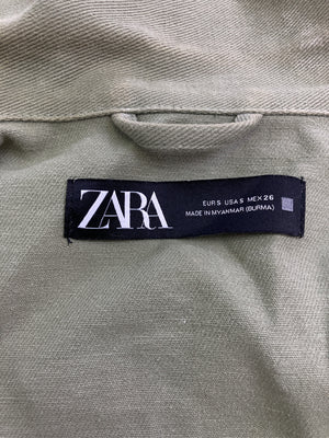 ZARA/ザラ/シャツ/ブラウス/トップス/カーキ/EUR S/USA S/MEX 26