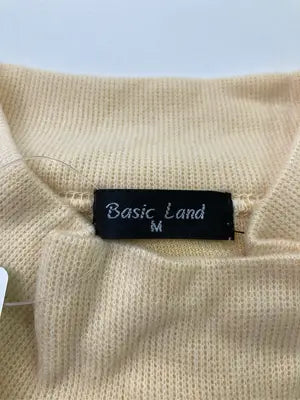 Basic Land/Tシャツ/カットソー/トップス/イエロー/M