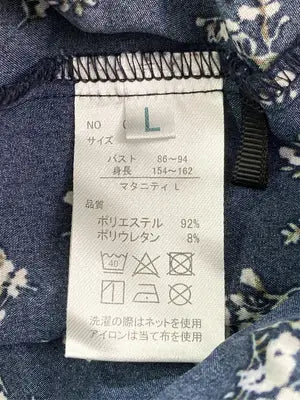 ワンピース/ワンピース/ドレス/ネイビー/L