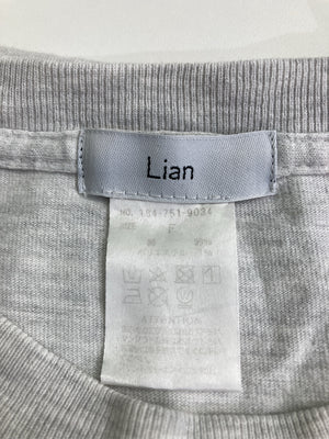 Lian/リアン/Tシャツ/カットソー/トップス/グレー/F