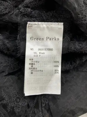 Green Parks/シャツ/ブラウス/トップス/ブラック/F