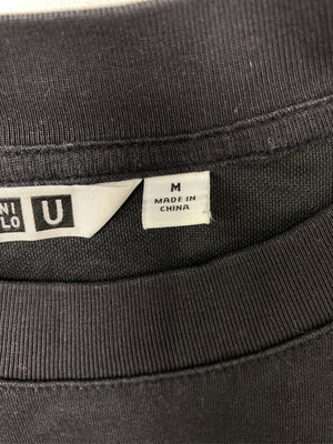 UNIQLO/ユニクロ/Tシャツ/カットソー/トップス/ブラック/M