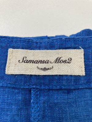 Samansa Mos2/サマンサモスモス/Tシャツ/カットソー/トップス/ブルー/M