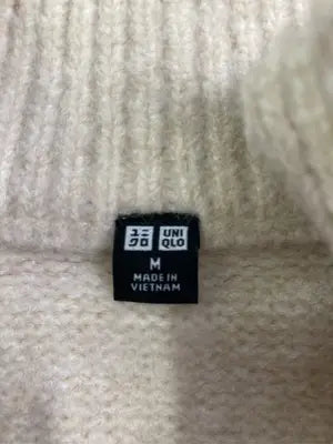 UNIQLO/ユニクロ/ニット/セーター/トップス/ベージュ/M