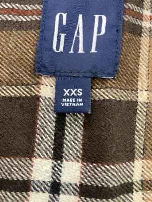 GAP/ギャップ/シャツ/ブラウス/トップス/ブラウン/XXS
