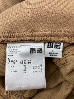 UNIQLO/ユニクロ/スラックス/パンツ/ブラウン/L