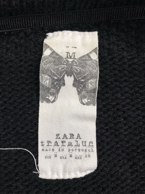 ZARA/ザラ/ノースリーブ/トップス/ブラック/M