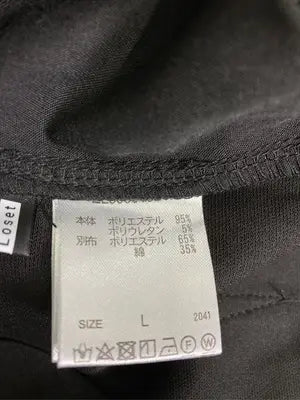 Ellno Loset/エルノロゼット/スラックス/パンツ/ブラック/L