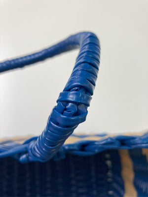 カゴバッグ/バッグ/ブルー