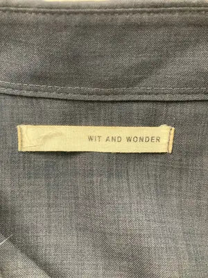WIt AND WONDER/ウィットアンドワンダー/シャツ/ブラウス/トップス/ネイビー