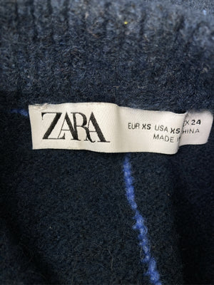 ZARA/ザラ/ニット/セーター/トップス/ネイビー/EUR XS/USA XS/MEX 24