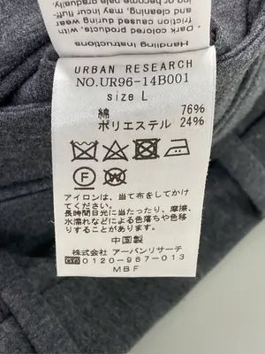 URBAN RESEARCH/アーバンリサーチ/スラックス/パンツ/グレー/L
