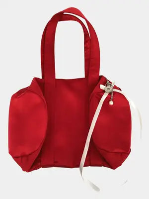 ハンドバッグ/バッグ/レッド