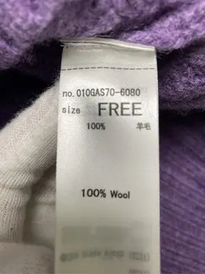 MOUSSY/マウジー/ニット/セーター/トップス/パープル/FREE