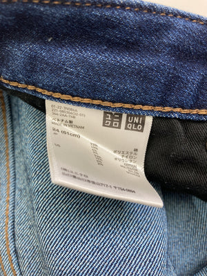 UNIQLO/ユニクロ/デニムパンツ/パンツ/ブルー/24(61cm)