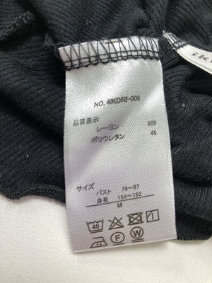 ikka/イッカ/Tシャツ/カットソー/トップス/ブラック/M