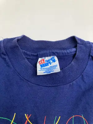 Hanes/ヘインズ/Tシャツ/カットソー/トップス/ネイビー/LARGE