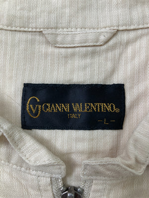 GIANNI VALENTINO/ジャンニバレンチノ/ブルゾン/ジャケット/アウター/ベージュ/L