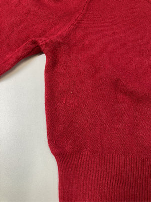 Bamboo2/バンブーツー/ニット/セーター/トップス/レッド/F