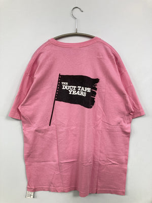 THE DUCT TAPE YEARS/Tシャツ/カットソー/トップス/ピンク/L