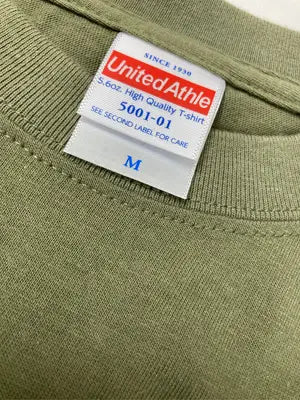 United Athle/ユナイテッドアスレ/Tシャツ/カットソー/トップス/カーキ/M