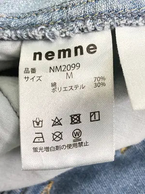 nemne/ネンネ/デニムパンツ/パンツ/ブルー/M