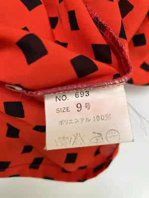 シャツ/ブラウス/トップス/レッド/9号