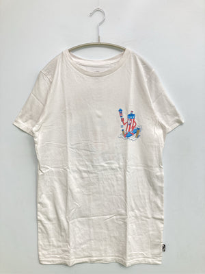 BILLABONG/ビラボン/Tシャツ/カットソー/トップス/ホワイト/SMALL