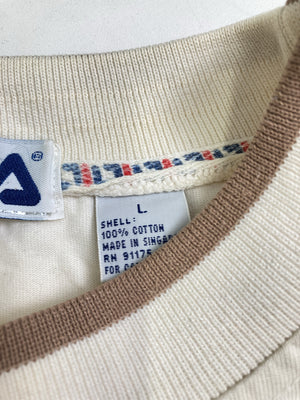FILA/フィラ/Tシャツ/カットソー/トップス/ブラック/L