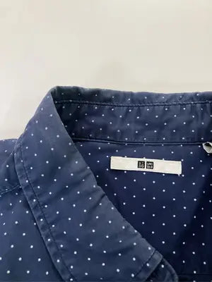 UNIQLO/ユニクロ/シャツ/ブラウス/トップス/ネイビー/L