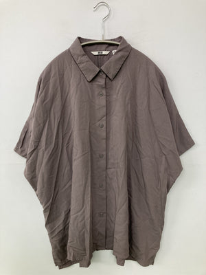 UNIQLO/ユニクロ/シャツ/ブラウス/トップス/グレー/XL