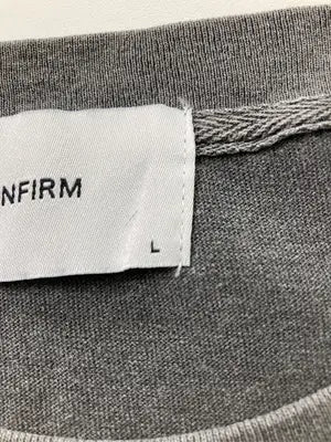 Confirm/コンファーム/Tシャツ/カットソー/トップス/グレー/L