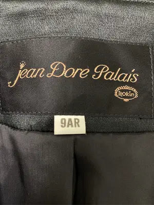 Jean Dore Palais/ノーカラージャケット/ジャケット/アウター/ブラック/9AR