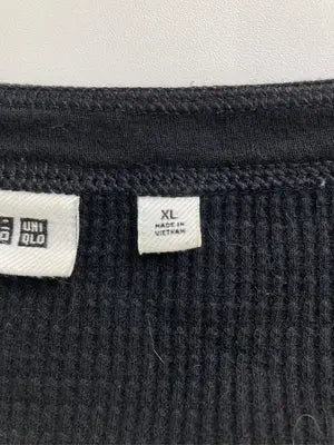 UNIQLO/ユニクロ/Tシャツ/カットソー/トップス/ブラック/XL