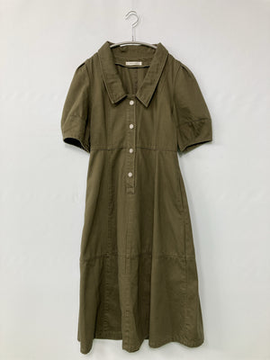 MOUSSY/マウジー/シャツワンピース/ワンピース/ドレス/カーキ/160/80A