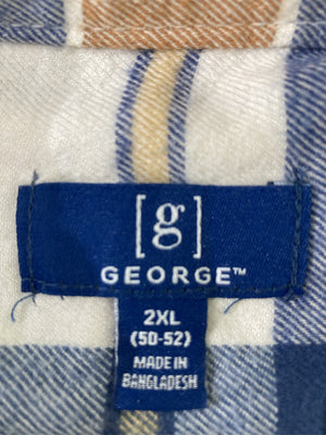 GEORGE/ジョージ/シャツ/ブラウス/トップス/アイボリー/2XL